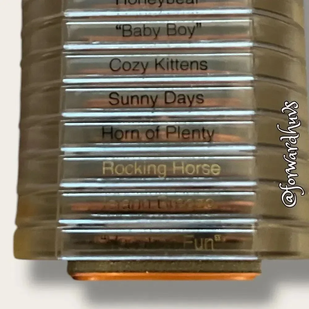 26 Fiskars Stacking Stackable Rubber Stamps Set - 2 Sizes